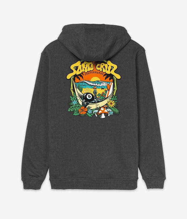 Santa Cruz Winkowski 8Baller Trip Felpa Hoodie (washed black)