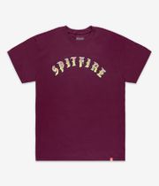 Spitfire Old E Fade Fill T-Shirty (maroon)