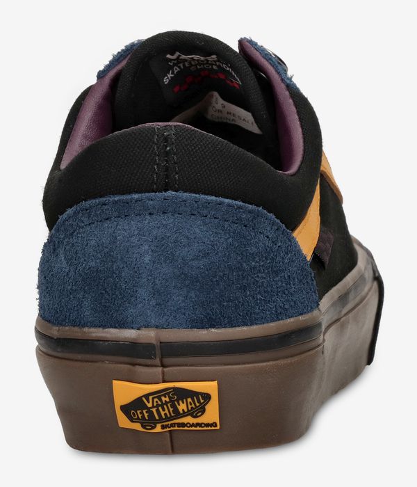 Vans Shoes Skate Slip Ons-Dark Brown/Navy – Cal Skate Skateboards