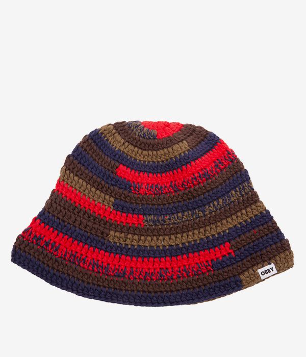 Obey Bell Beanie (red multi)