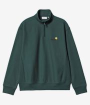 Carhartt WIP America Script Half Zip Sweatshirt (conifer)