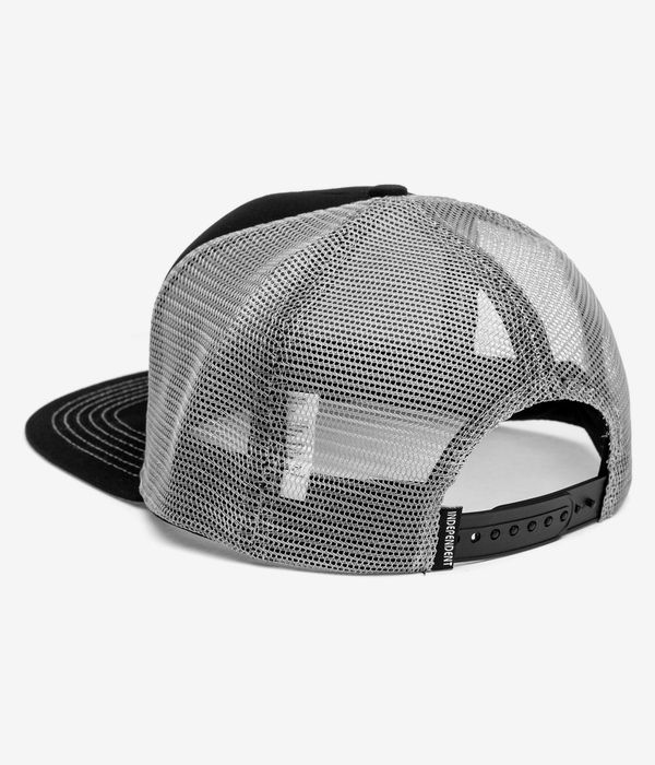 Independent Span Mesh Trucker Cap (black grey)