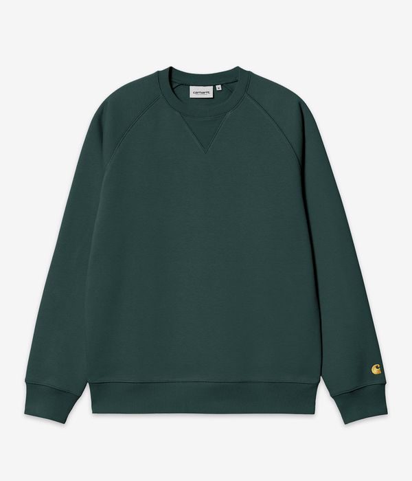Shop Carhartt WIP Chase Sweatshirt discovery green gold online