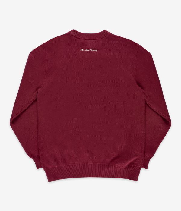 The Loose Company Cat Knitted Sweatshirt (bordeaux)