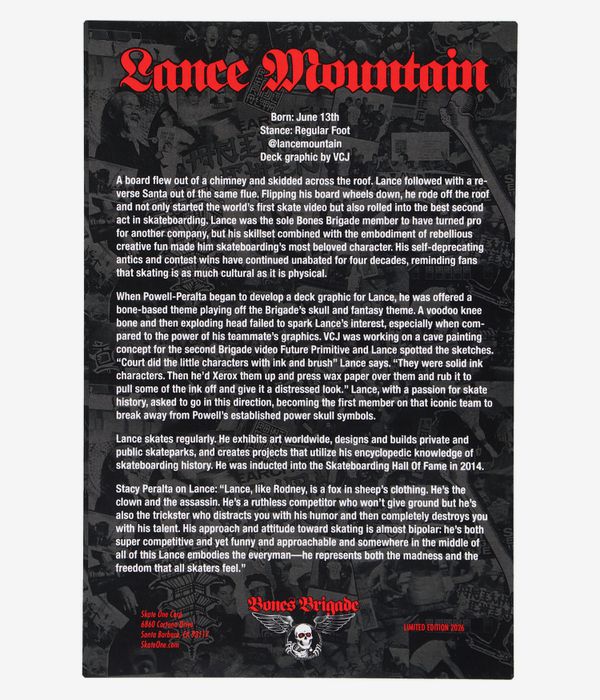 Powell-Peralta Mountain BB Limited Edition S17 9.94" Deska do deskorolki (white)