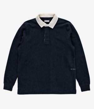 Pop Trading Company Terry Rugby Polo Sweater (navy)