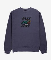 Passport Fast Duck Sweatshirt (dusty blue)
