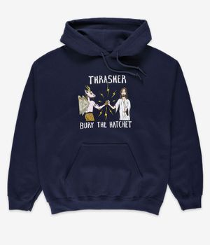 Thrasher x Toy Machine B.T.H. Hoodie (navy)