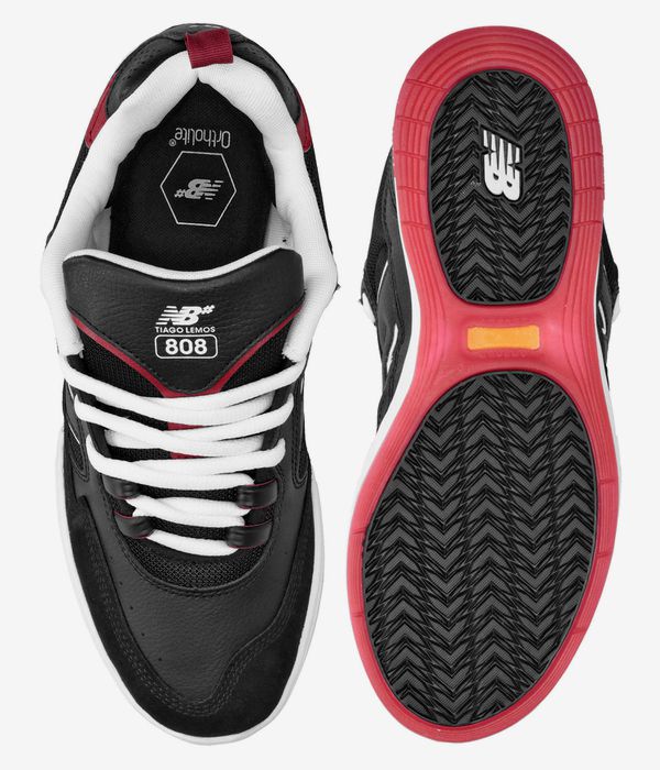 New Balance Numeric 808 Tiago Shoes (black red)