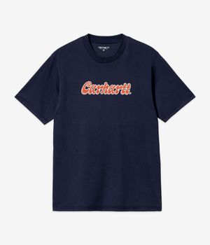 Carhartt WIP Liquid Script Organic Camiseta (blue)