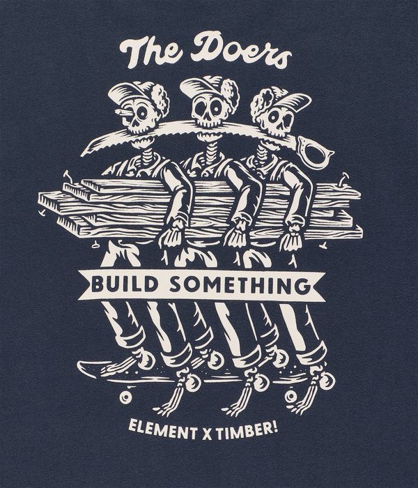Element x Timber! Skeleton Gang Sweatshirt (eclipse navy)