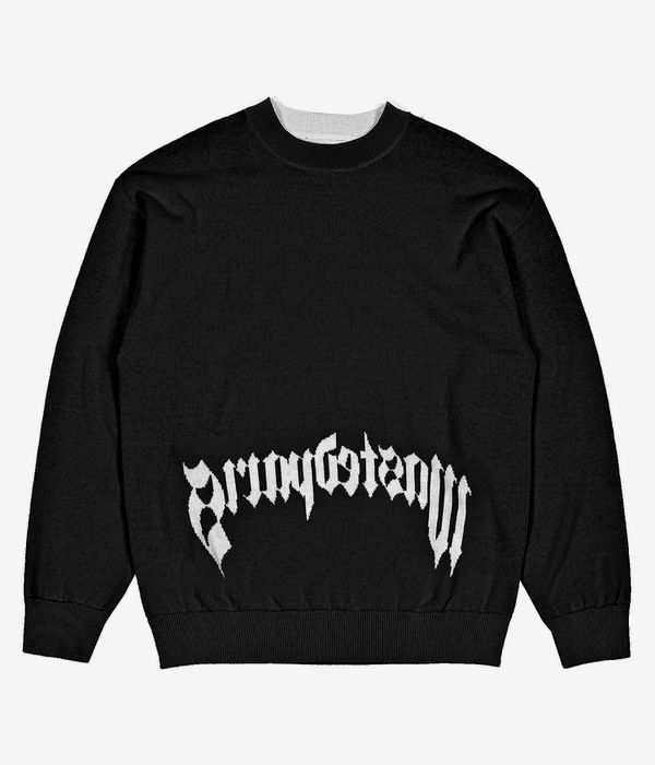 Wasted Paris Pitcher Reverse Sweatshirt (white black)