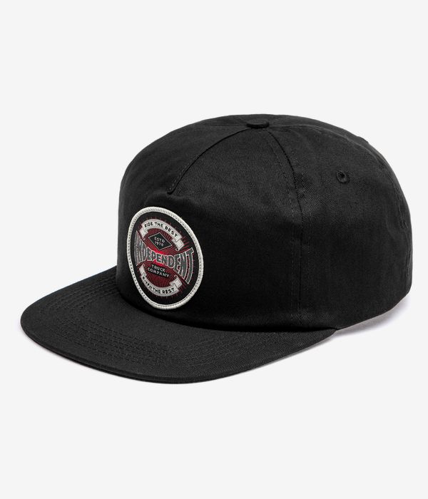 Independent Established 78 Unstructured Strapback Cap (black)