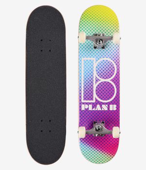 Plan B Spots 8" Complete-Skateboard (multi)