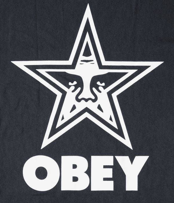 Obey Bold Star T-Shirt (pigment true vintage black)