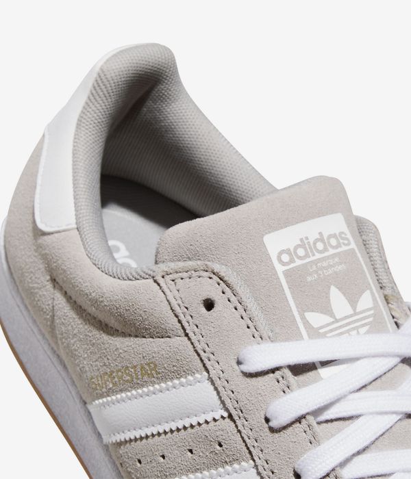 adidas Skateboarding Superstar ADV Schoen (clear granite white gold)