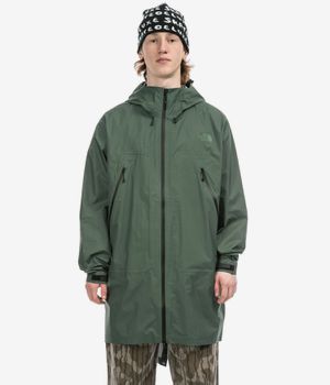 The North Face Packable Light Rain Parka Jas (duck green)
