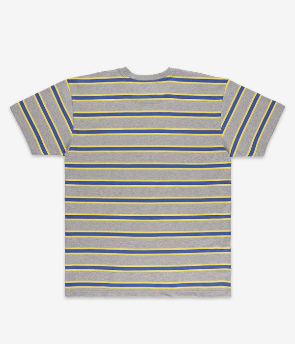 skatedeluxe Striped Camiseta (grey yellow)
