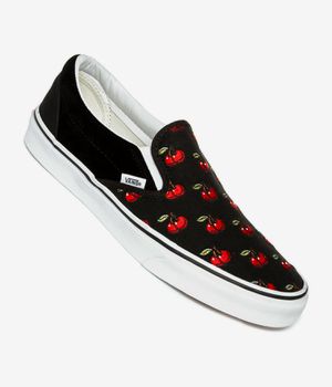 Vans Classic Slip-On Shoes (cherries black)