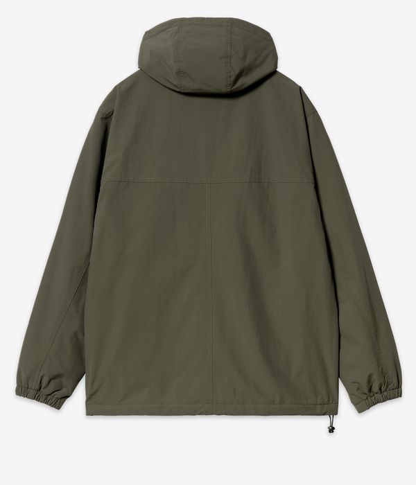 Carhartt WIP Windbreaker Pullover Supplex Chaqueta (cypress black)