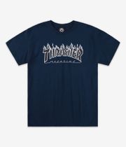 Thrasher Flame T-shirt (navy black)