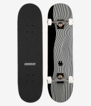 skatedeluxe Wave 8.125" Complete-Skateboard (black white)