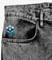 Blue Flowers Reworked Jeans (acid wash)