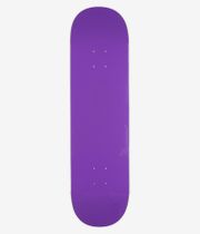 Fucking Awesome Anderson Embossed Photo Shape #1 8.38" Skateboard Deck, full bottom view showing solid purple underside with visible mounting screw holes; clean studio image; white background.