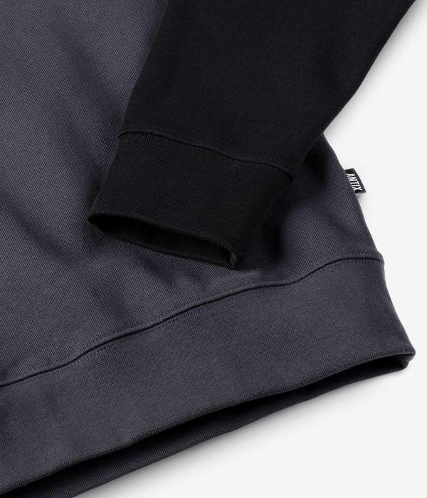Antix Simplex Raglan Organic Sweatshirt (black slate grey)