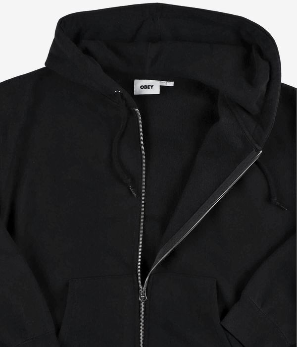 Obey Established Works Eyes Zip-Hoodie (black)