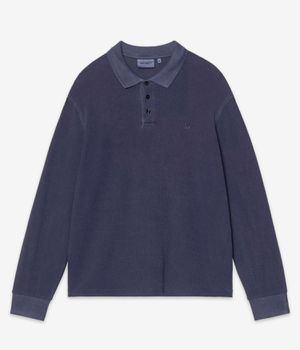 Carhartt WIP Waffle Polo-Shirt (dark navy garment dyed)