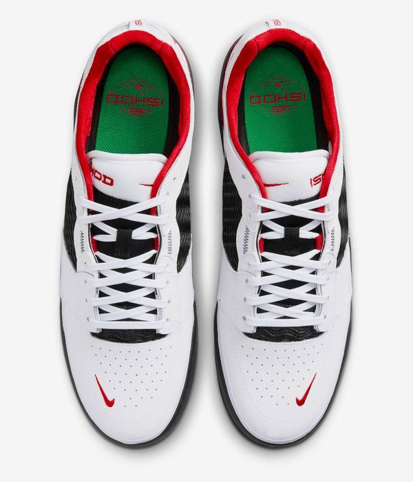 Nike SB Ishod Premium Schuh (white black university red)