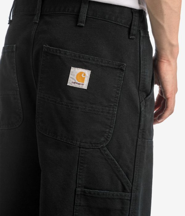 Carhartt WIP Double Knee Organic Pant Dearborn Hose (black aged canvas)