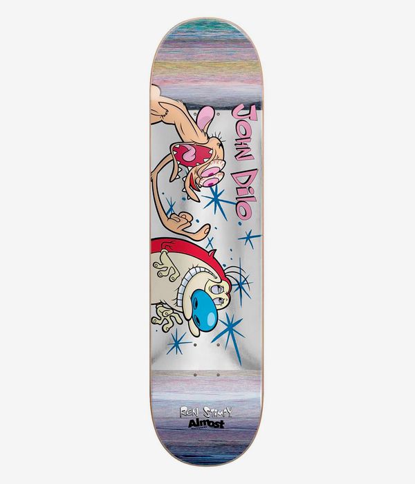 Almost x Ren & Stimpy Dilo Fingered 8.125" Skateboard Deck (multi)