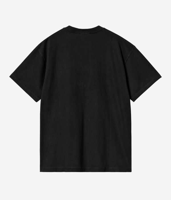 Carhartt WIP Lazy Duck Academy Organic T-Shirt (black stone washed)