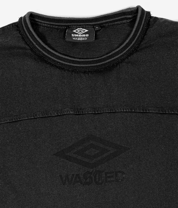 Wasted Paris x Umbro Boxy T-Shirt (faded black)