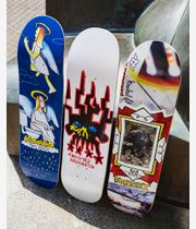 Krooked Worrest Big Foot Twin Tail Slick 8.3" Skateboard Deck (multi)