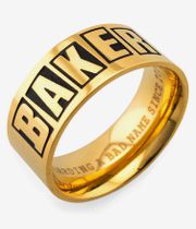 Baker Brand Logo Pierścień (gold)