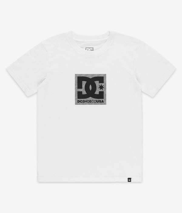 DC Square Star Fill Camiseta kids (white greystone)