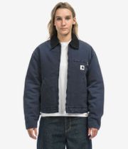 Carhartt WIP W' OG Detroit Organic Dearborn Jacket women (dark navy black stone canvas)