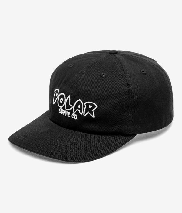 Polar Outline Logo Michael 6 Panel Pet (black)