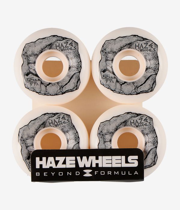 Haze Stone Age Team Wheels (white) 55mm 99A 4 Pack
