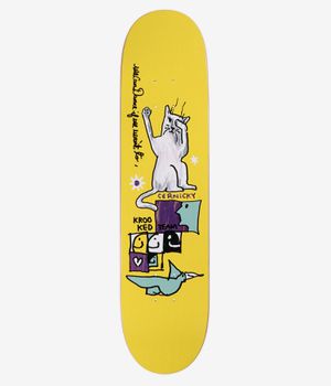 Krooked Cernicky Dance 8.06" Skateboard Deck (yellow)