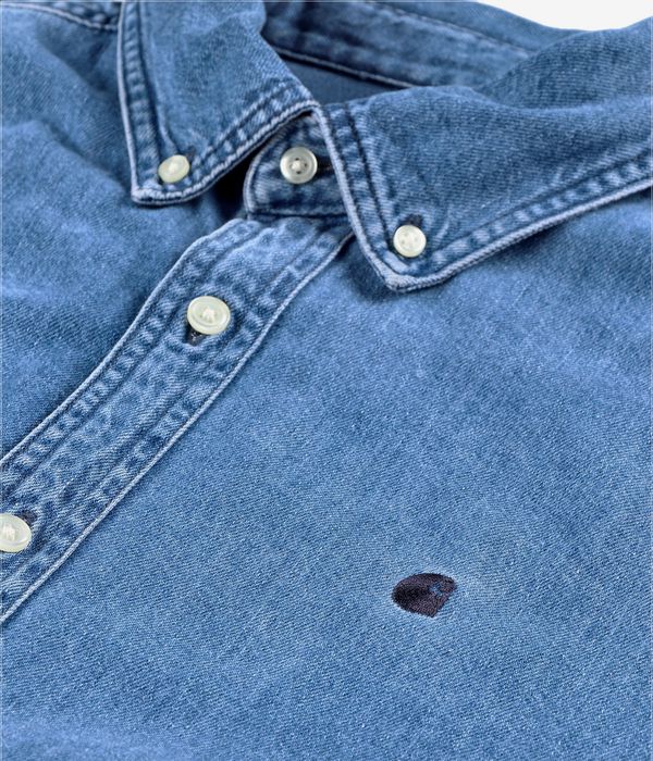 Carhartt WIP Lucas Hemd (blue stone washed)