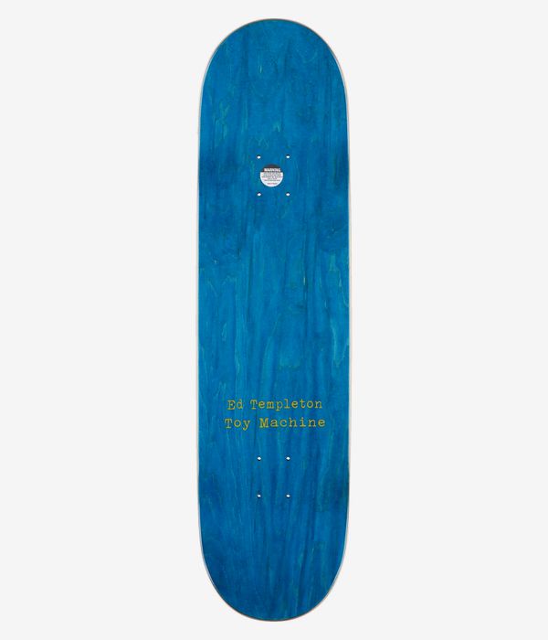 Toy Machine Templeton Charred Cross 8.5" Skateboard Deck (multi)