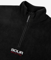 SOUR SOLUTION Micro Fleece Half Zip Sweater (black)