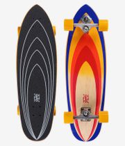YOW J-Bay 33" (83,8cm) Surfskate Cruiser (red yellow)