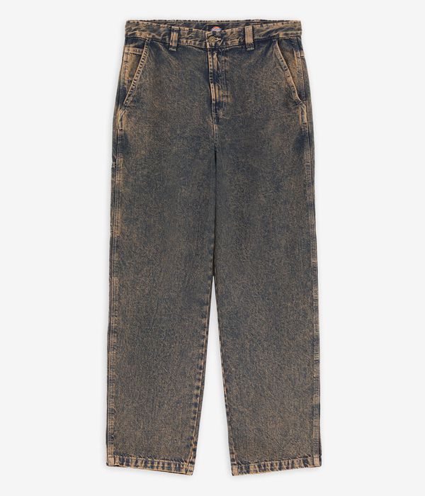 Dickies Madison Baggy Jeansy (yellow fade indigo)