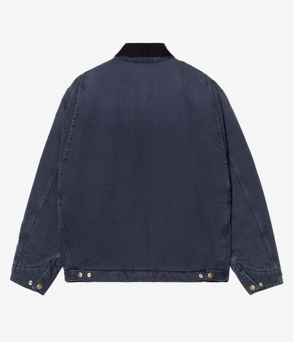 Carhartt WIP OG Detroit Organic Dearborn Jacke (dark navy black stone canvas)