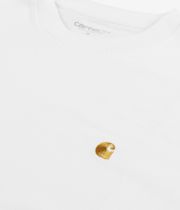Carhartt WIP W' Chase Organic Camiseta women (white gold)